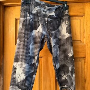 RBX Black and White Abstract Leggings